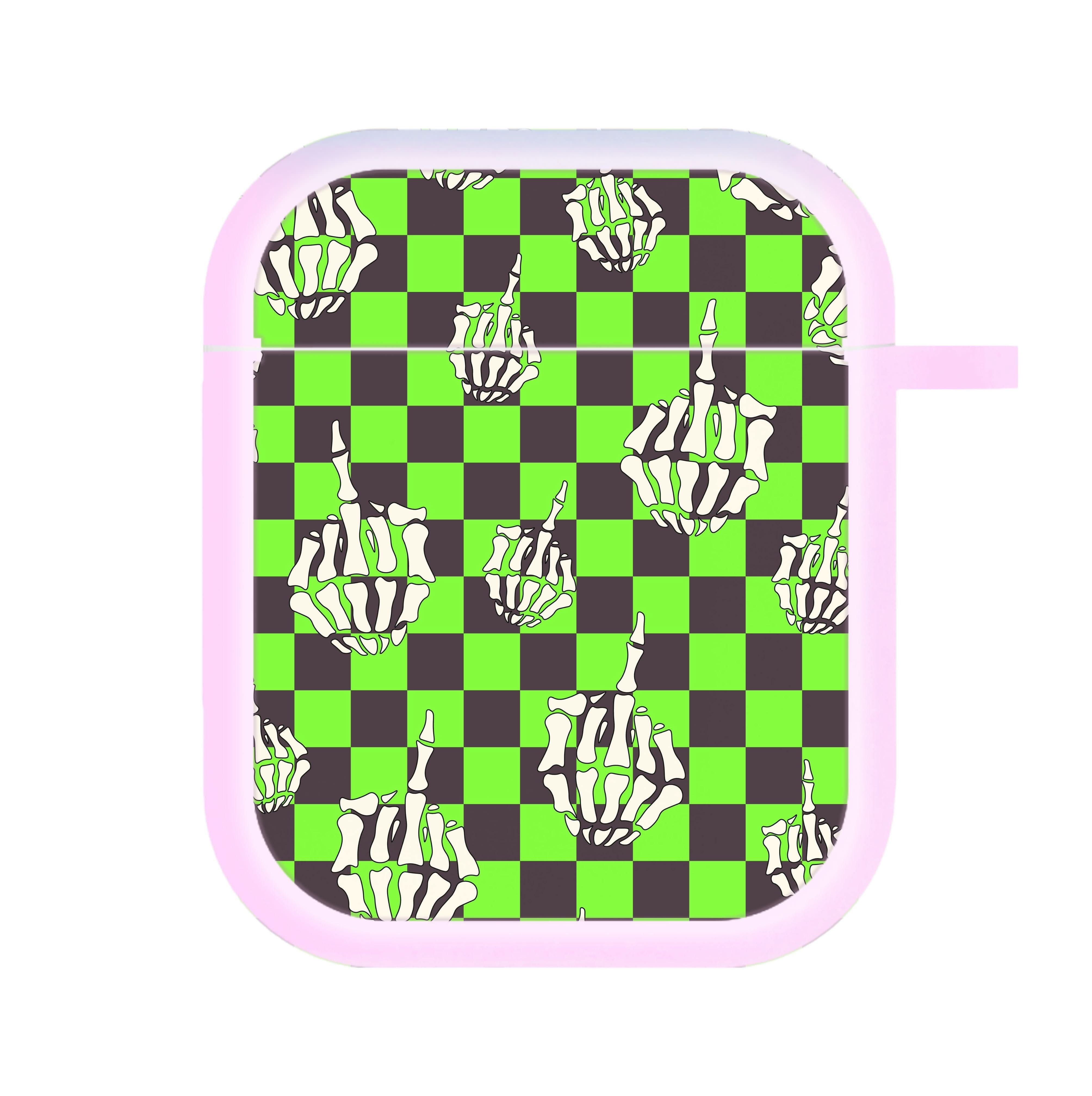 Green Middle Finger AirPods Case