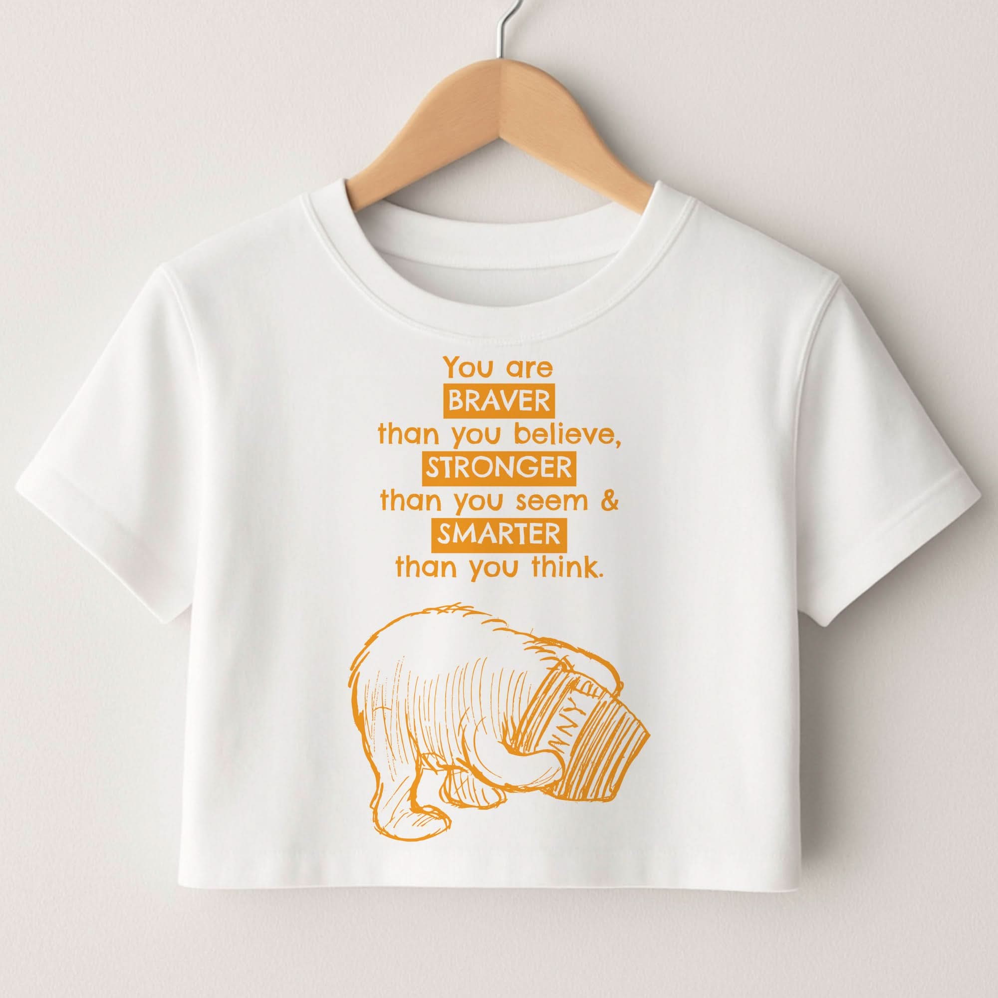 You Are Braver Crop top