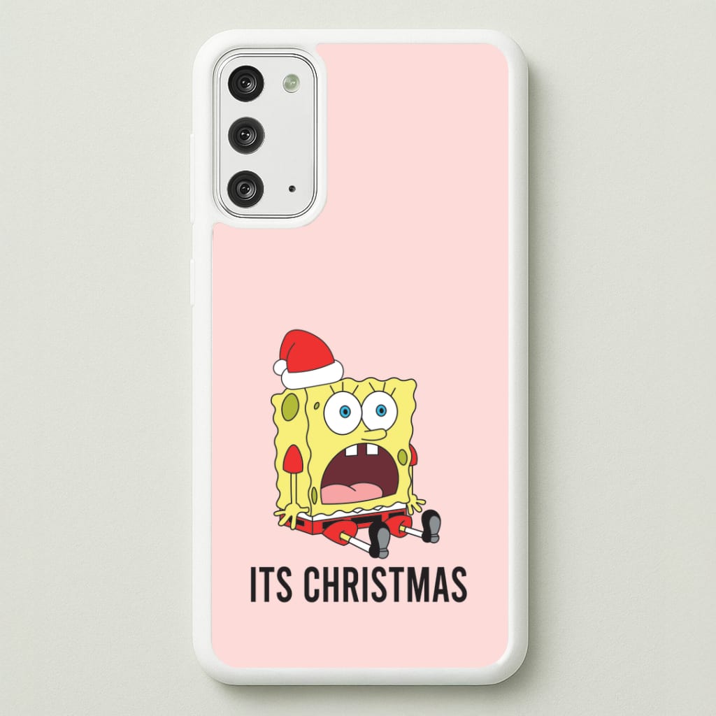 It's Christmas Cartoon Sponge Galaxy Note 20 Case
