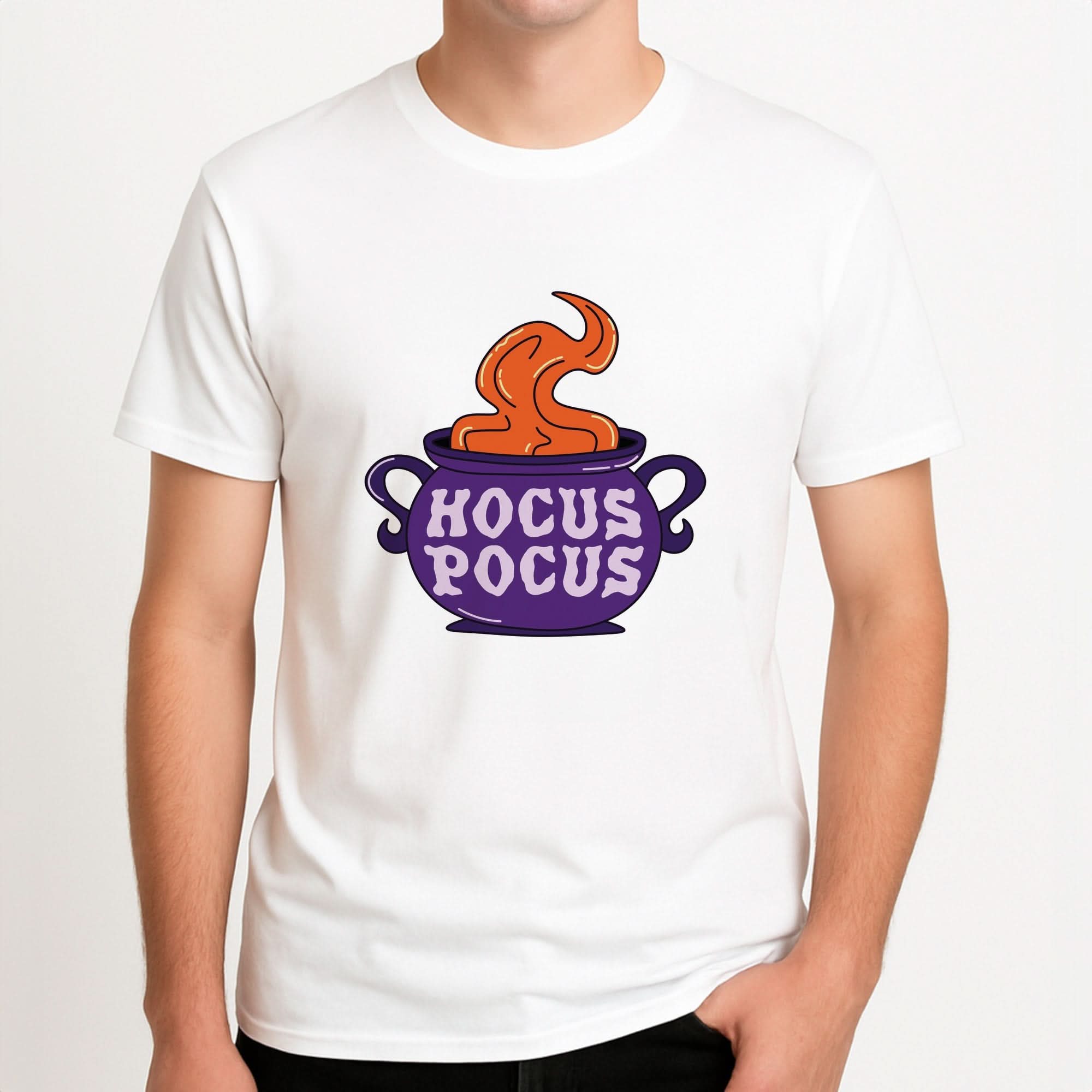 Hocus Pocus Cauldron Mens T-Shirt