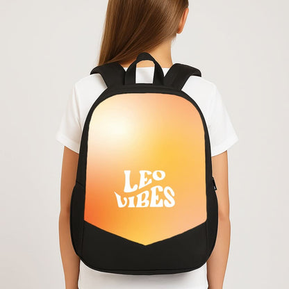 Leo Vibes Gradient Zodiac School Bag