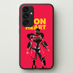 Metal Heart Hero Standing Galaxy A35 Case