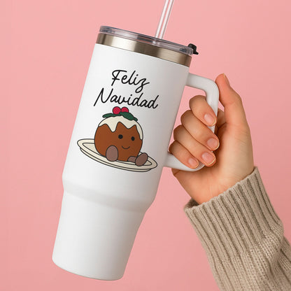 Christmas Pudding Plush Tumbler