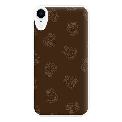 Monsters Outline Pattern I iPhone XR Case