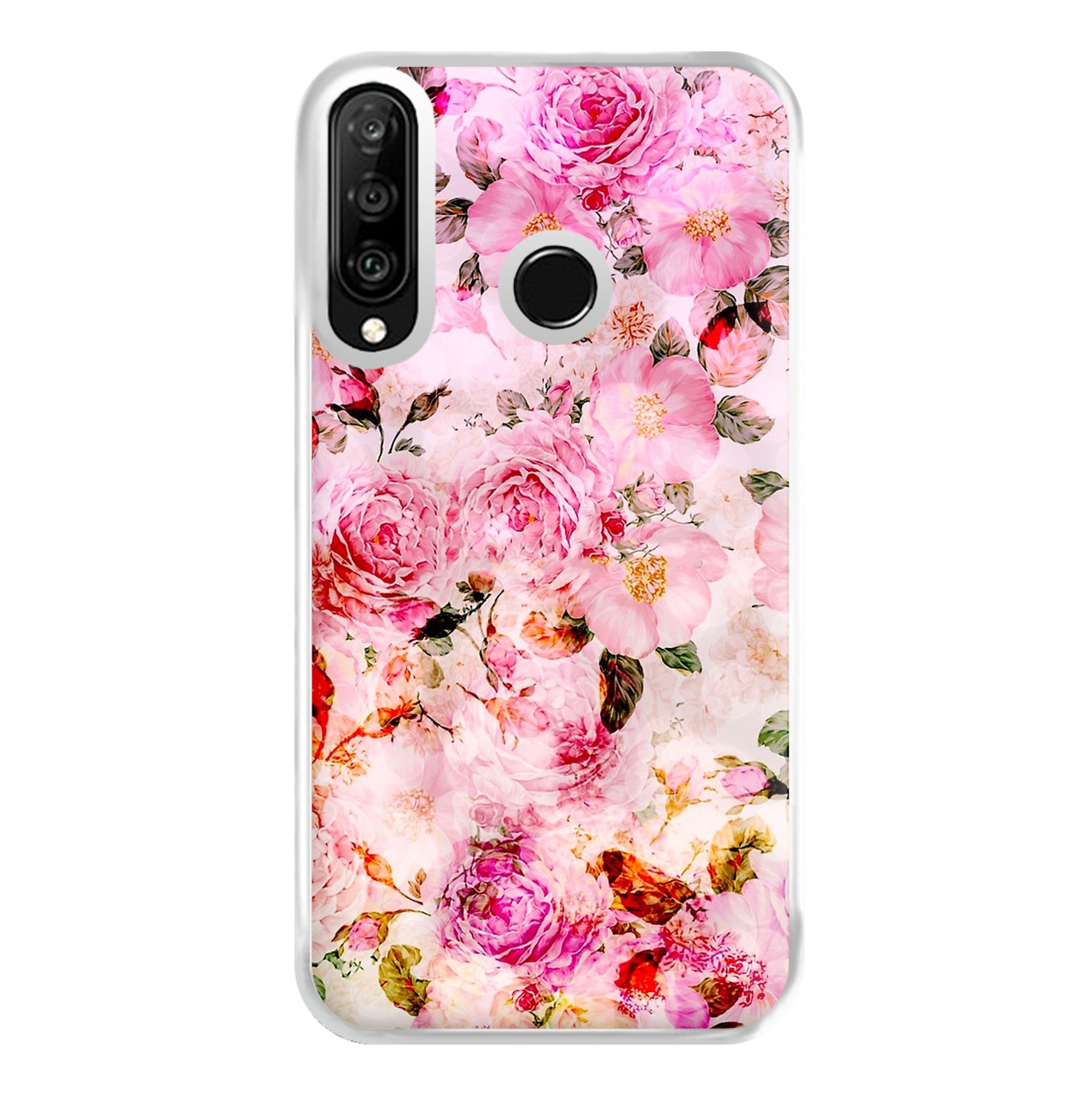 Pretty Pink Chic Floral Pattern Phone Case