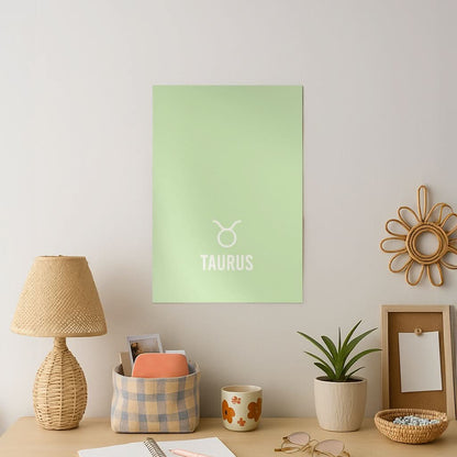 Taurus Pastel Zodiac Art Print