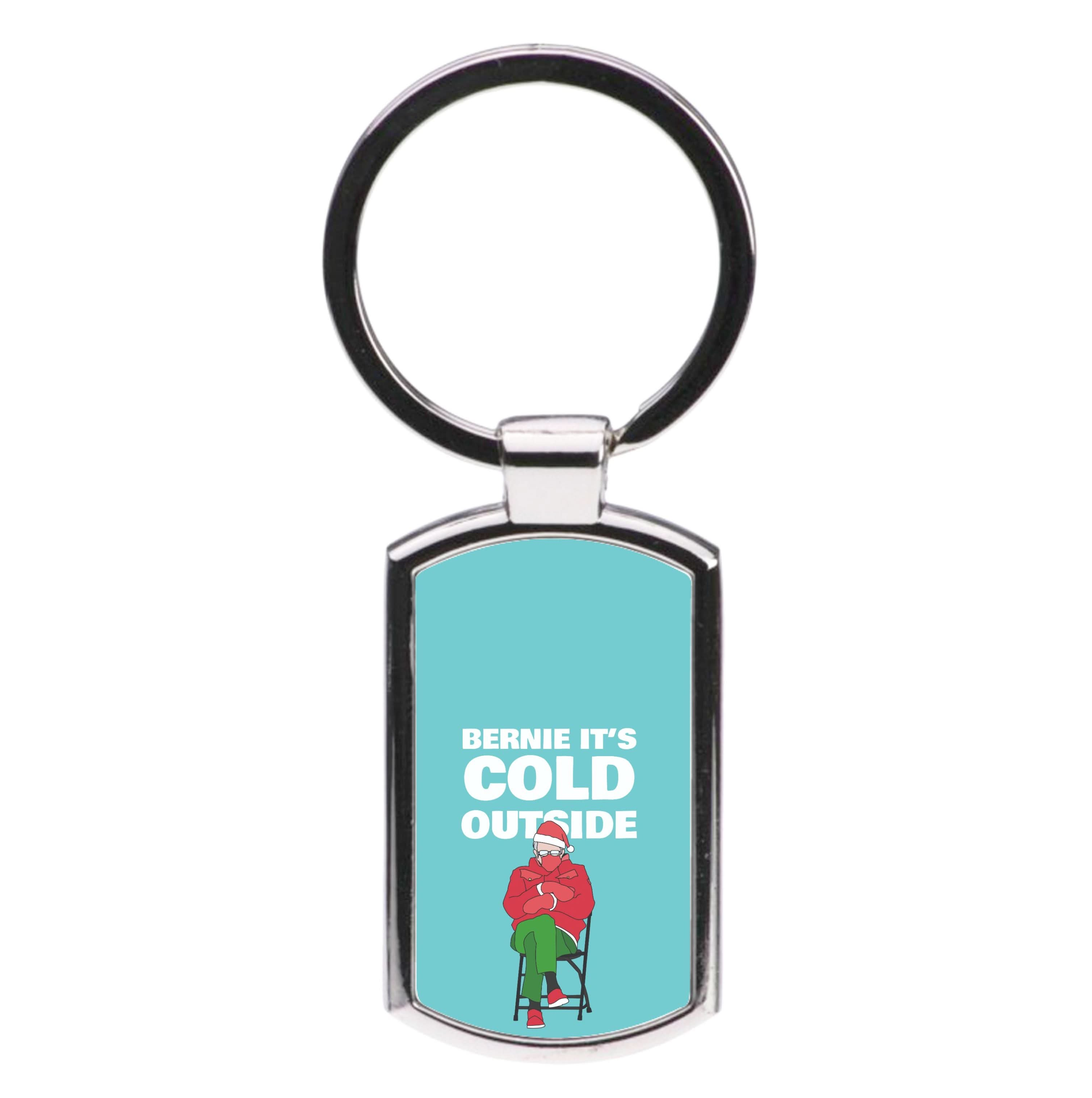 Bernie It's Cold Outside Luxury Keyring