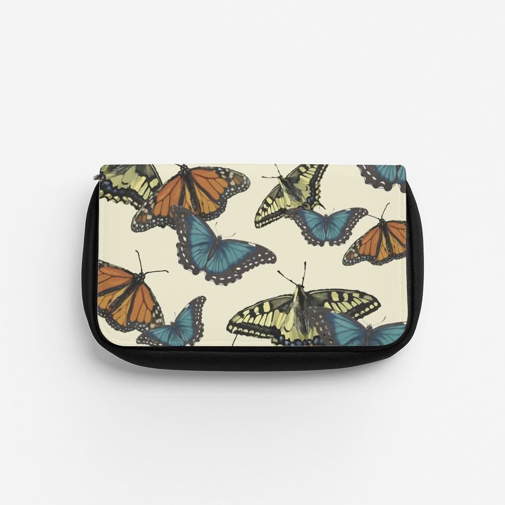 Butterfly Assortment Pattern Pencil Case