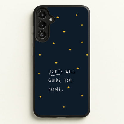 Lights Will Guide You Home Galaxy A34 Case