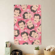 Harry Faceless Pattern Poster 1