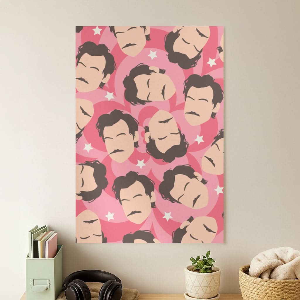 Harry Faceless Pattern Poster