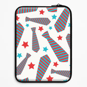 Tie And Stars Pattern Laptop Sleeve 1