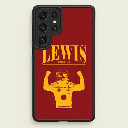 Lewis Red And Gold Galaxy S22 Ultra Case