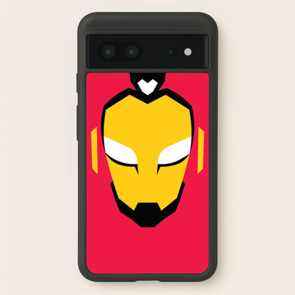 Metal Heart Hero Face Google Pixel 7 Case