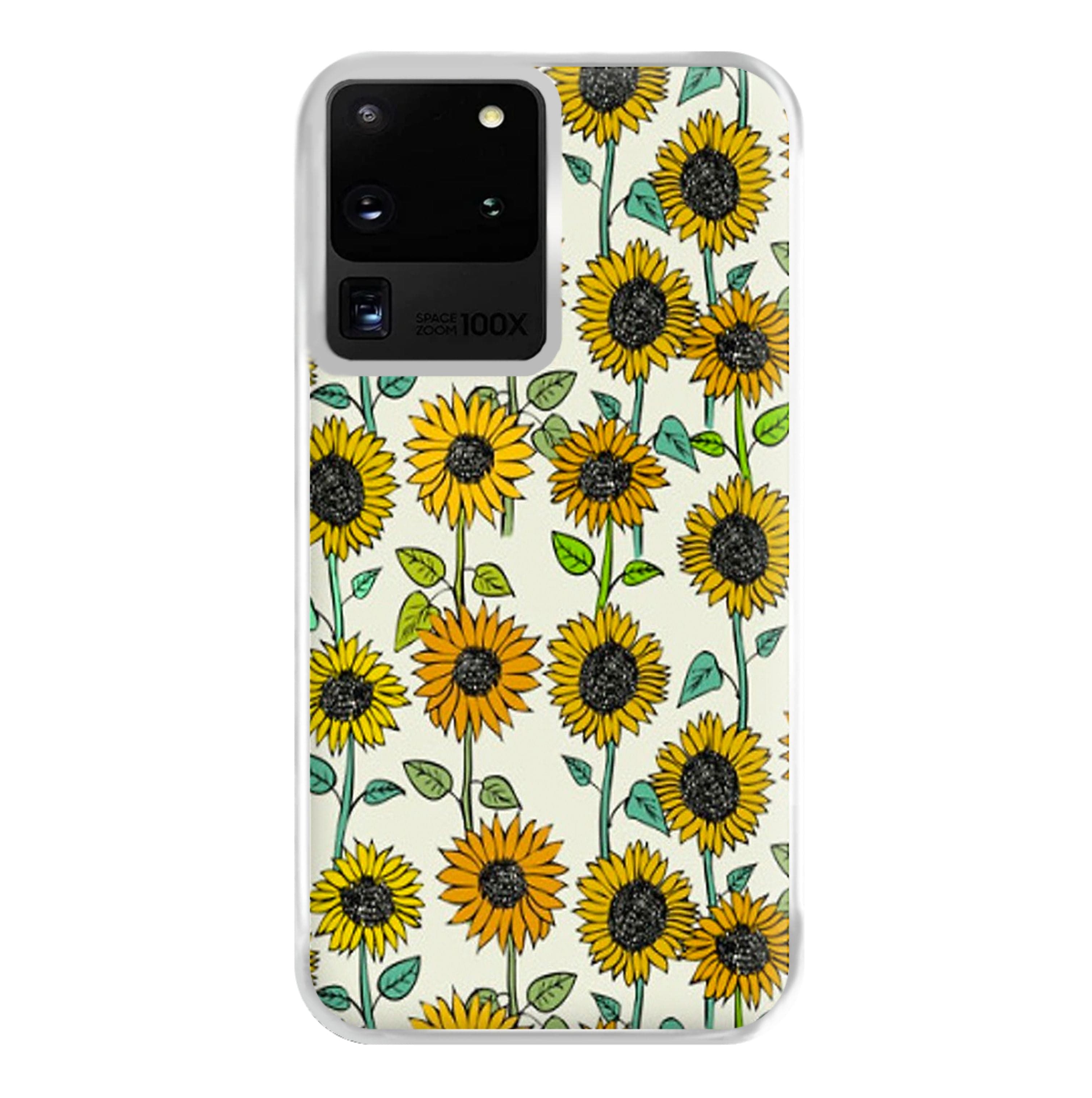 Painted Sunflowers Phone Case