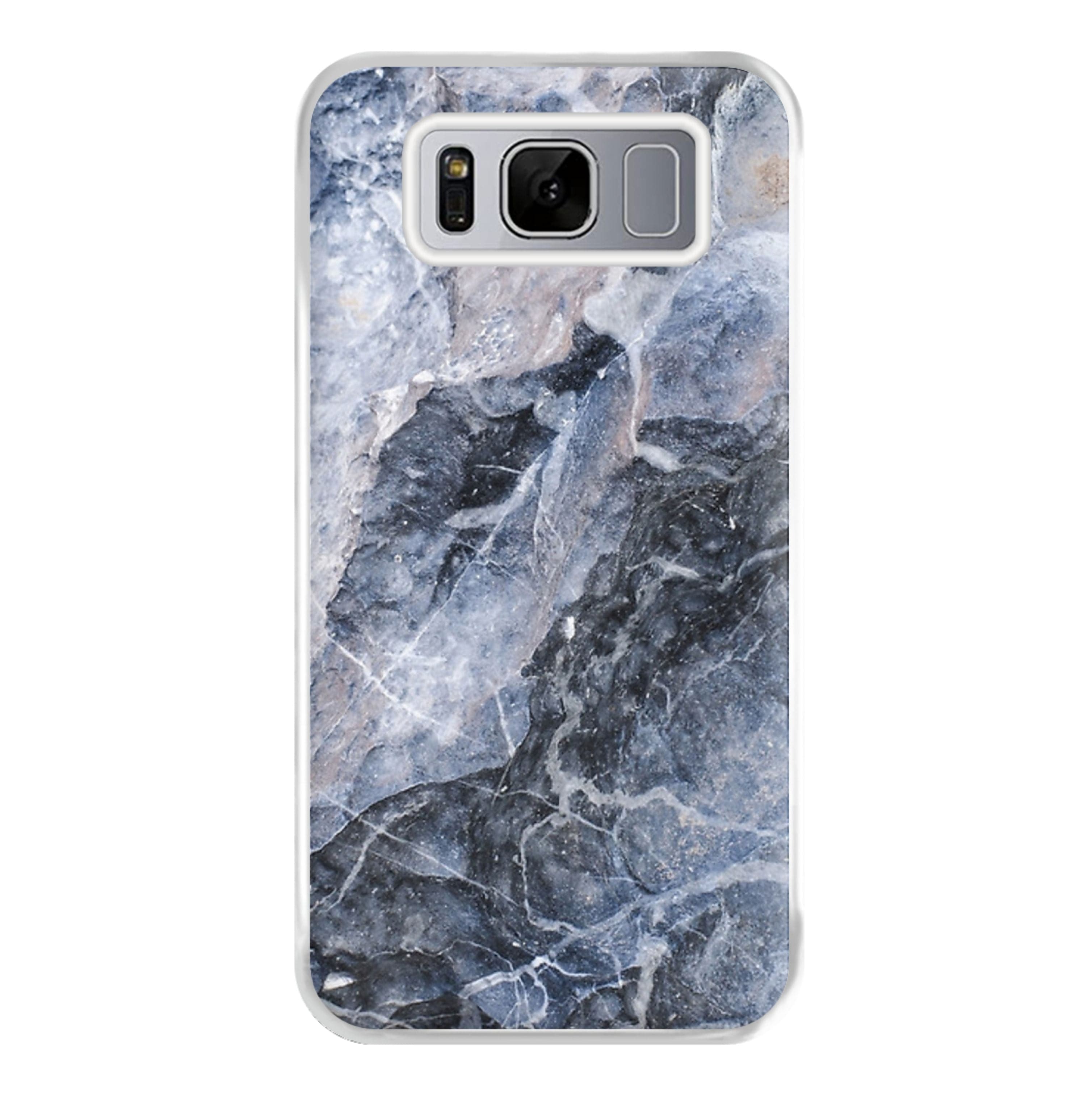 Grey and White Marble Phone Case