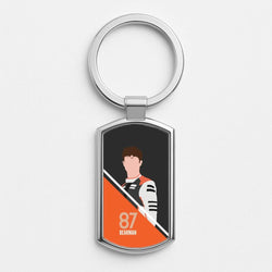 Bearman 2026 Silver Metal Keyring