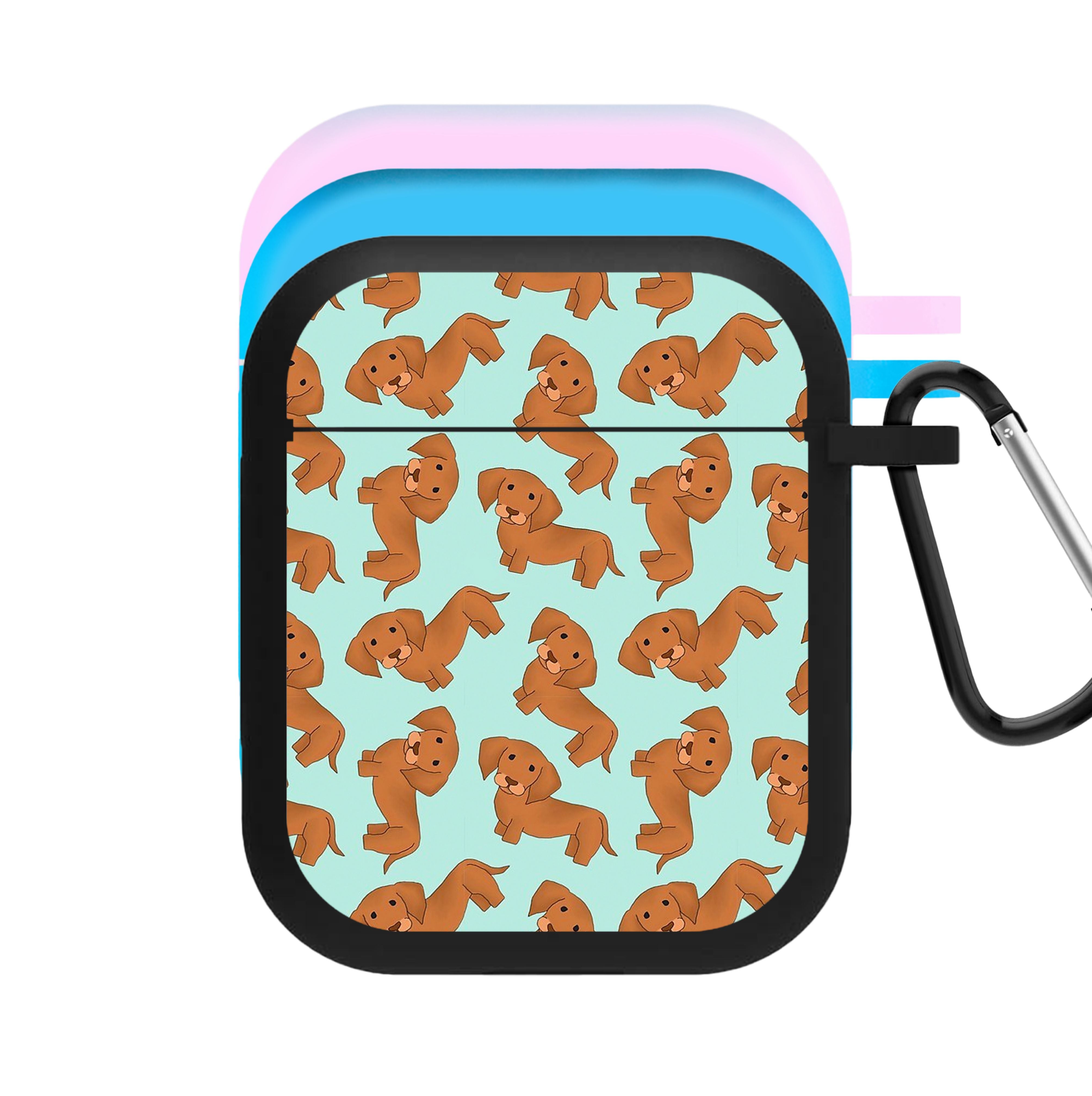 Sausage Dog Pattern AirPods Case