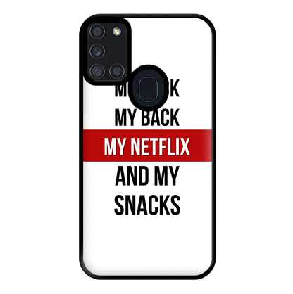 My Netflix & My Snacks Phone Case