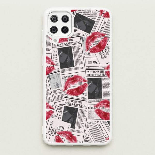 Front Page Kisses Galaxy A12 Case