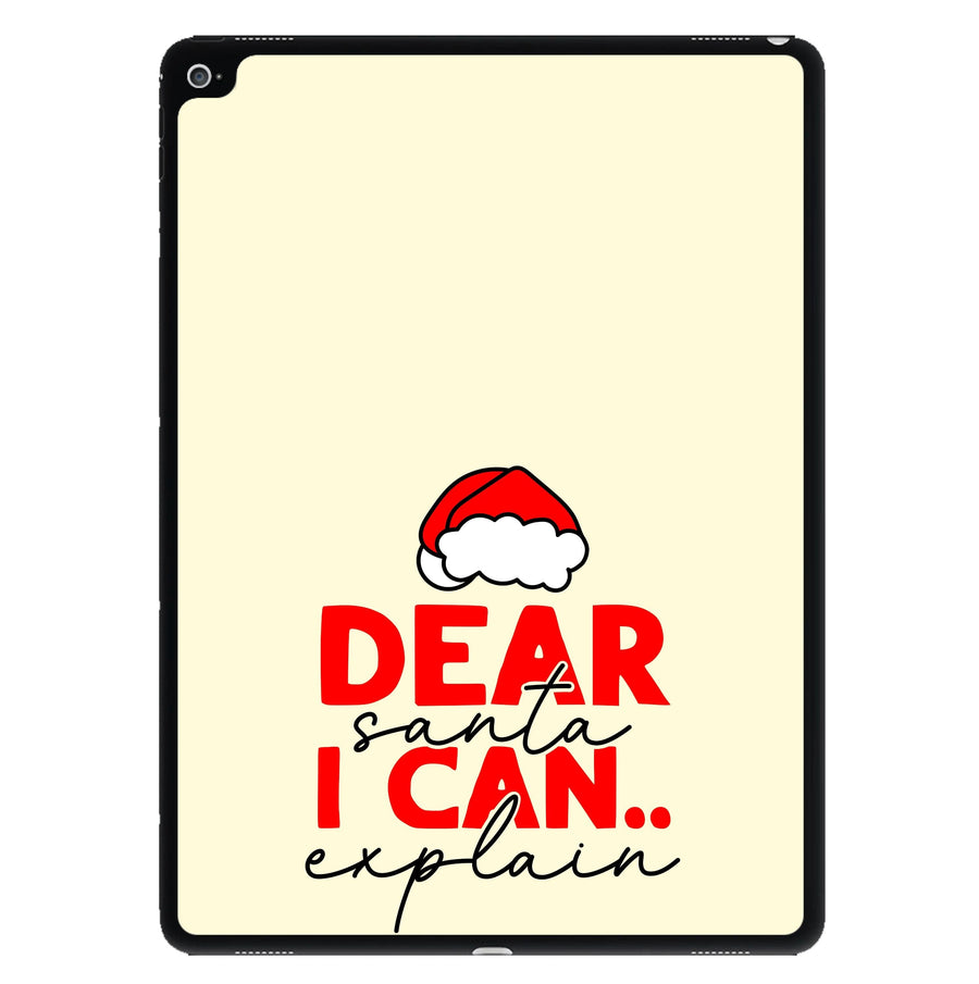 I Can Explain Santa iPad Case