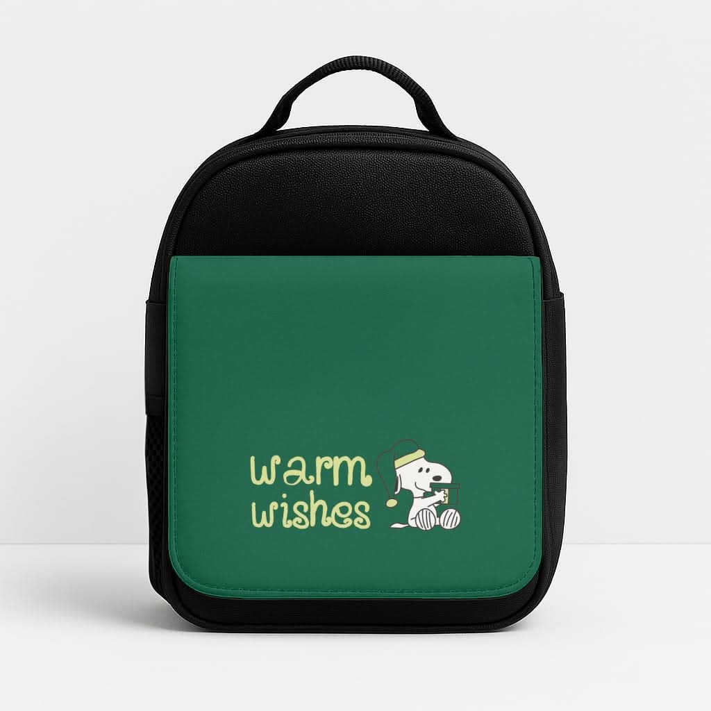 Cartoon Beagle Warm Wishes Lunchbox
