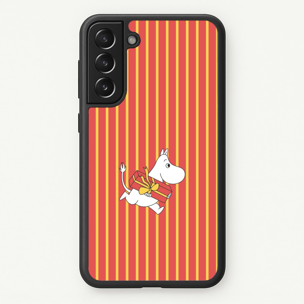Red Present Moom Galaxy S21FE Case