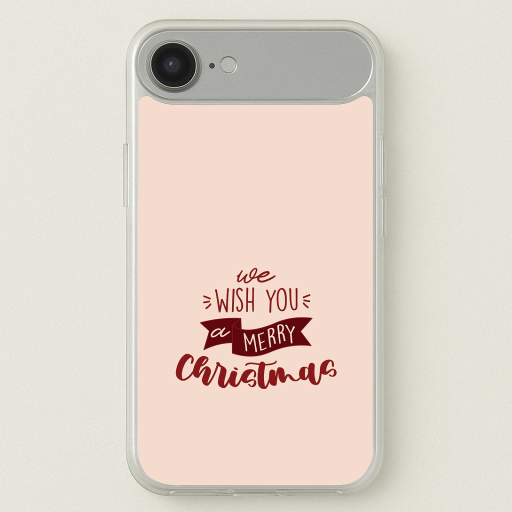 We Wish You A Merry Christmas Quote iPhone 17 Air Case