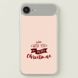 We Wish You A Merry Christmas Quote iPhone 17 Air Case
