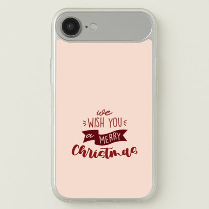 We Wish You A Merry Christmas Quote iPhone 17 Air Case