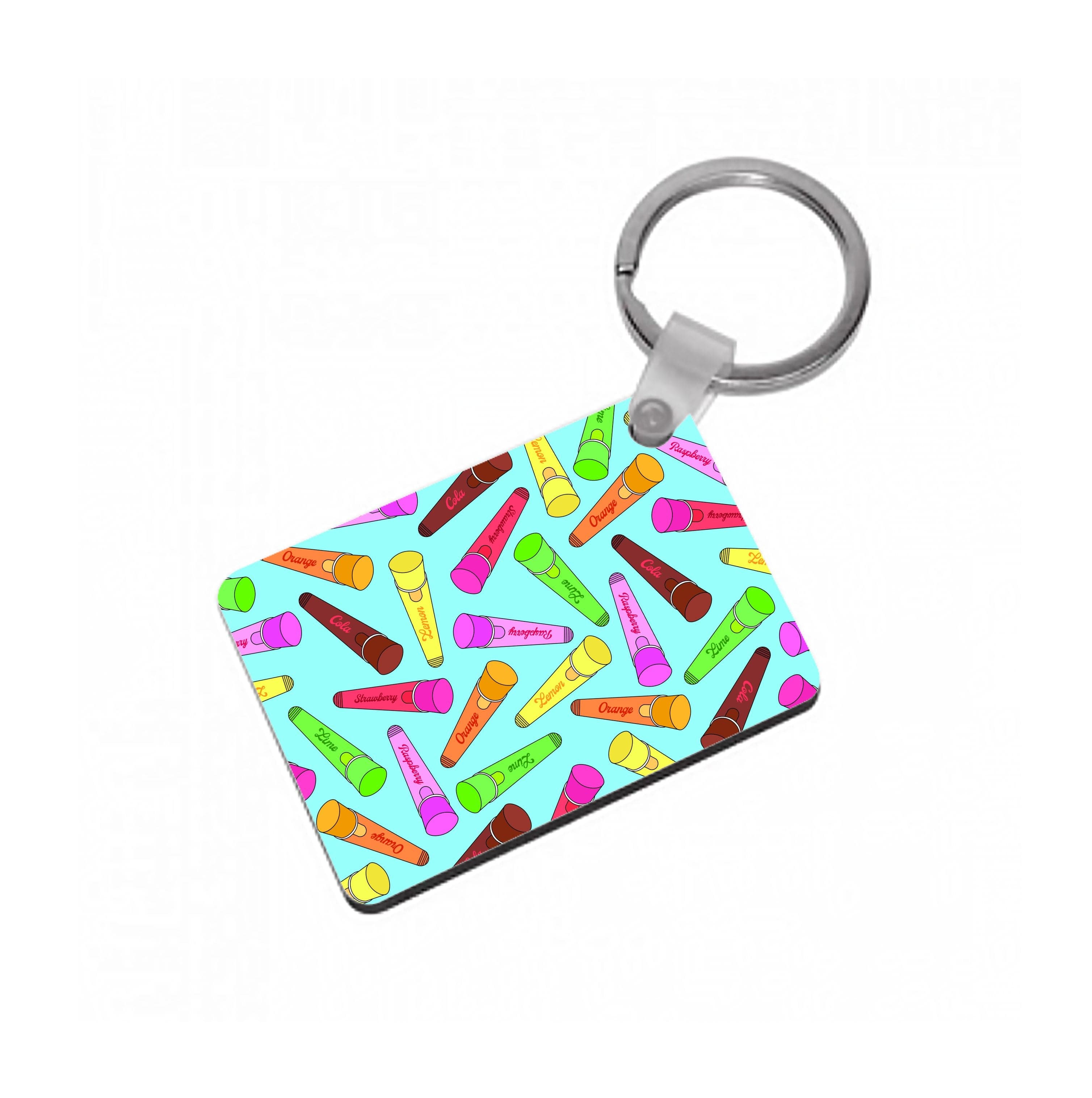 Ice Pop - Ice Cream Patterns Keyring