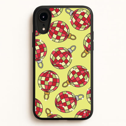 Disco Baubles Pattern iPhone XR Case