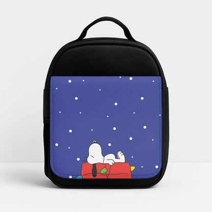 Cartoon Beagle Fairylights Insulated Lunch Bag