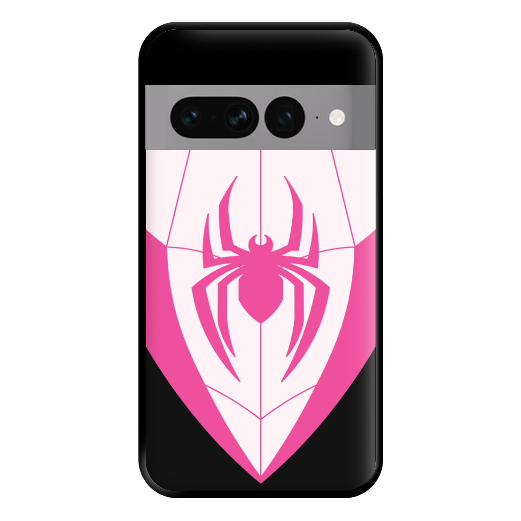 Pink And Black Spider Costume Google Pixel 7 Pro Case