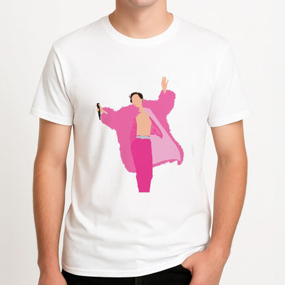 Harry Pink Coat  Mens T-Shirt
