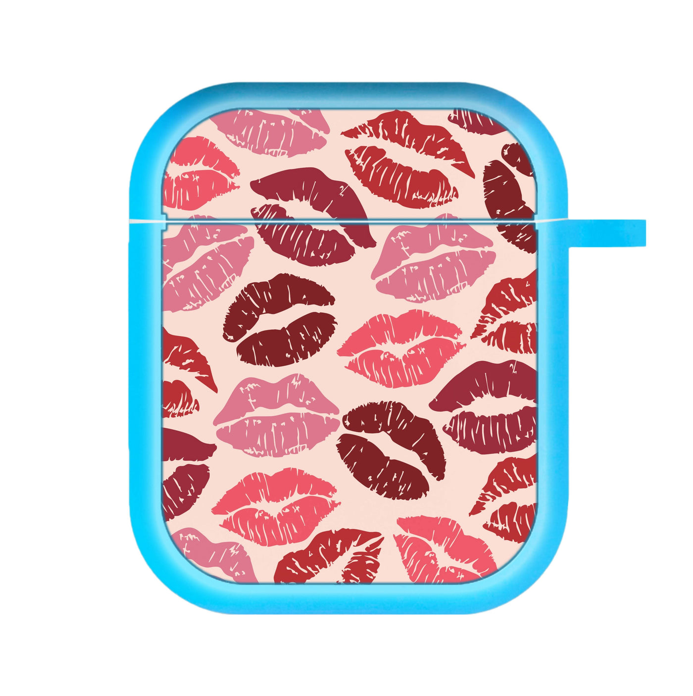 Valentine's Lips Pattern AirPods Case