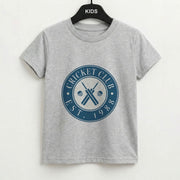 Cricket Badge Kids T-Shirt 2