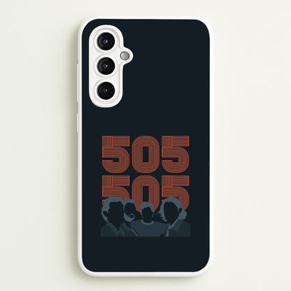 505 Band Members Dark Galaxy A14 Case