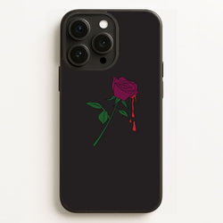 Dark Pink Rose Phone Case for Apple iPhone, Samsung Galaxy, Huawei and Google Pixel