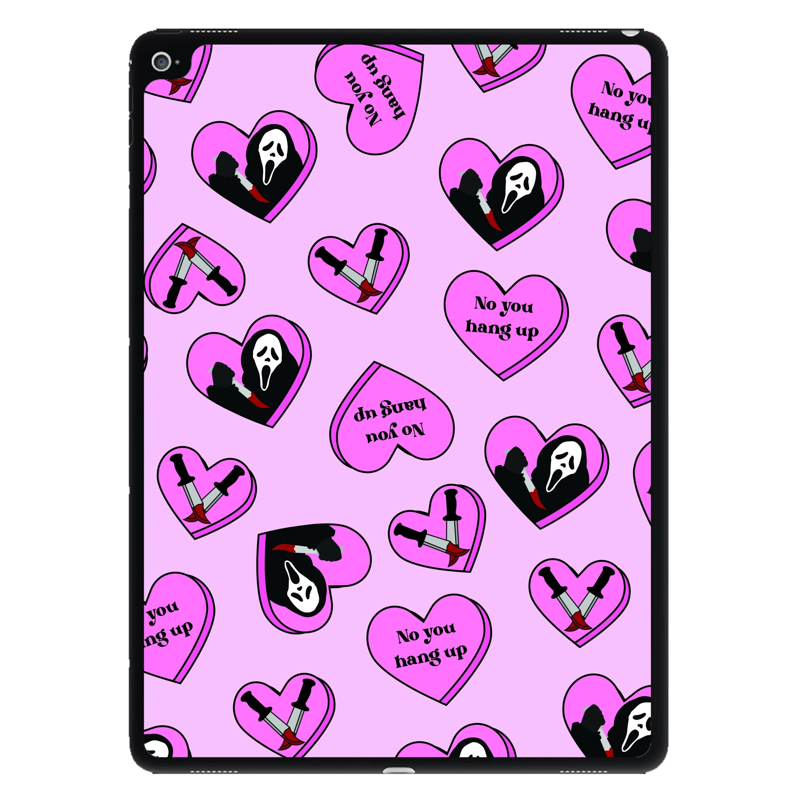 No You Hang Up Love Hearts iPad Case