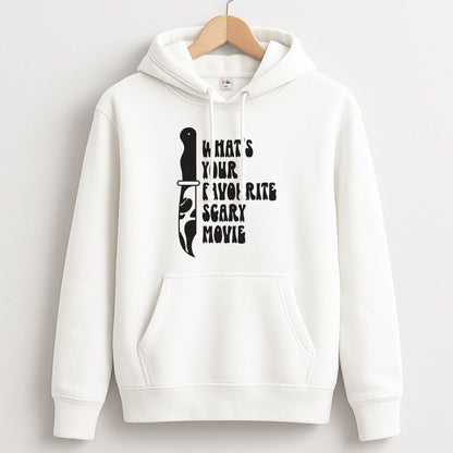 What's Your Favourite Scary Movie Trippy Unisex Hoodie