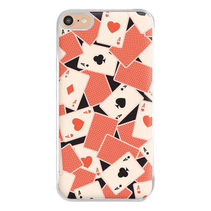 Playing Cards Collage Pattern iPhone 6 Plus / 7 Plus / 8 Plus Case