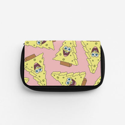 Christmas Tree Cartoon Sponge Pattern Pencil Case