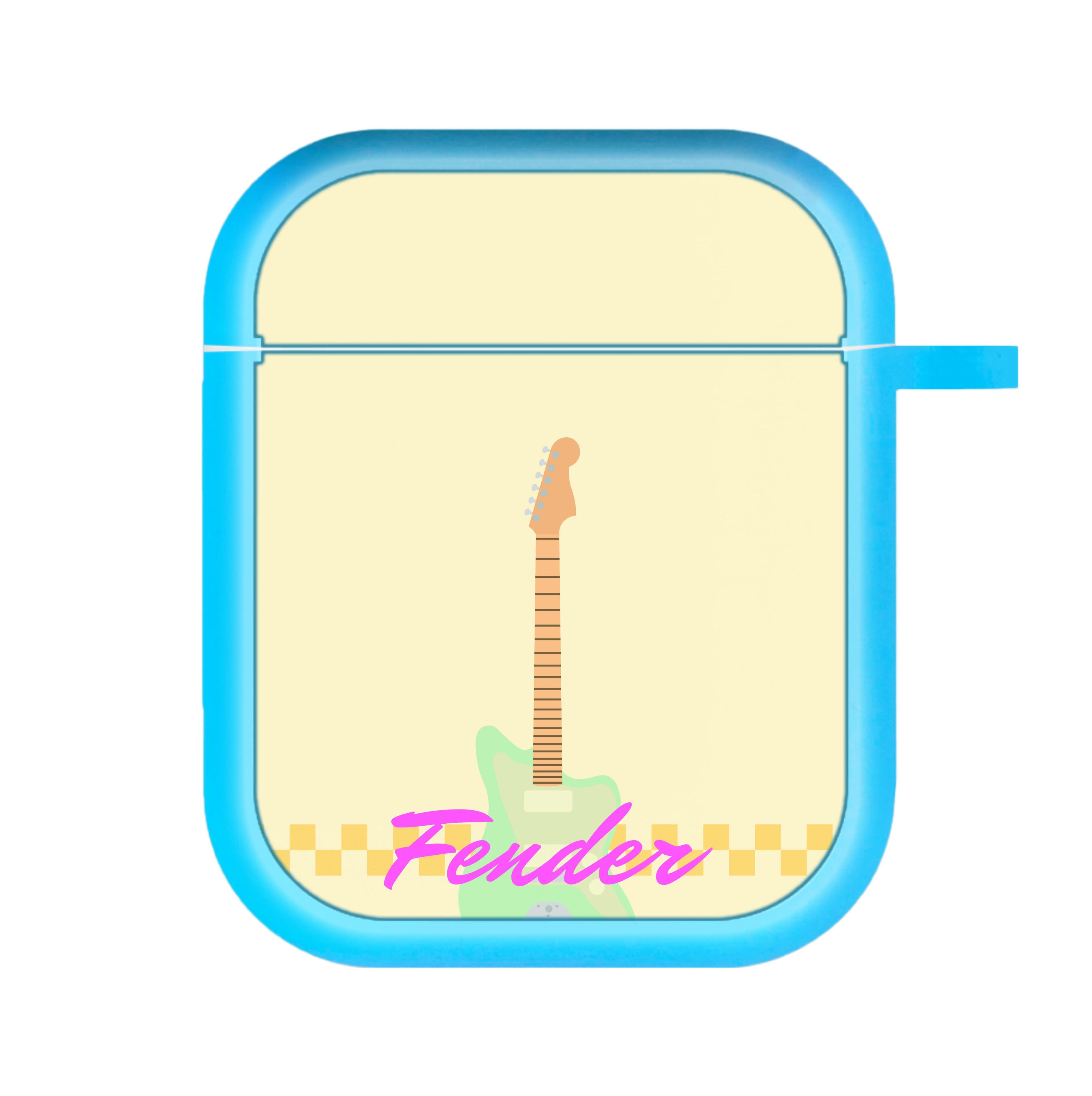 Blue Guitar Fender AirPods Case