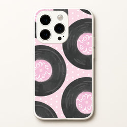 Thrifted Vinyl Polka Pattern iPhone 14 Pro Case
