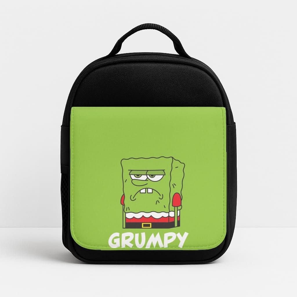 Grumpy Christmas Cartoon Sponge Lunchbox