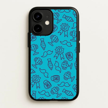 Dad Doodles Pattern iPhone 12 / 12 Pro Case
