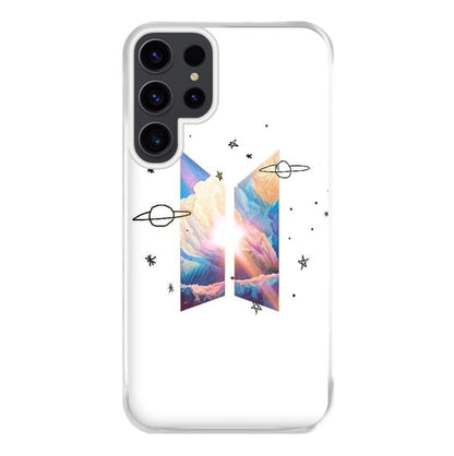 Space K-Pop Band Logo Phone Case