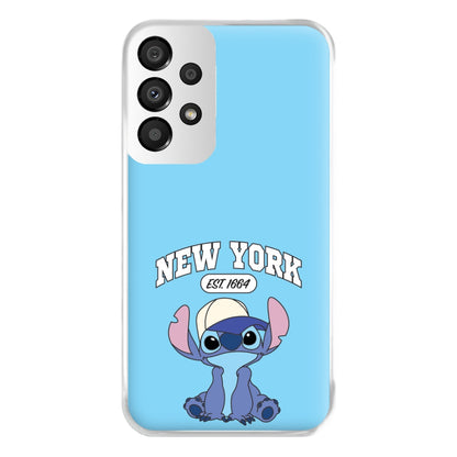 New York Blue Alien Galaxy A33 Case