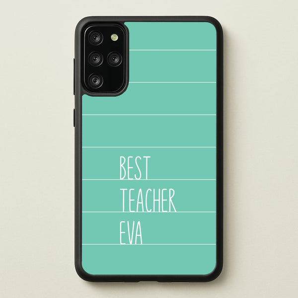 Best Teacher Eva Galaxy S20 Plus Case